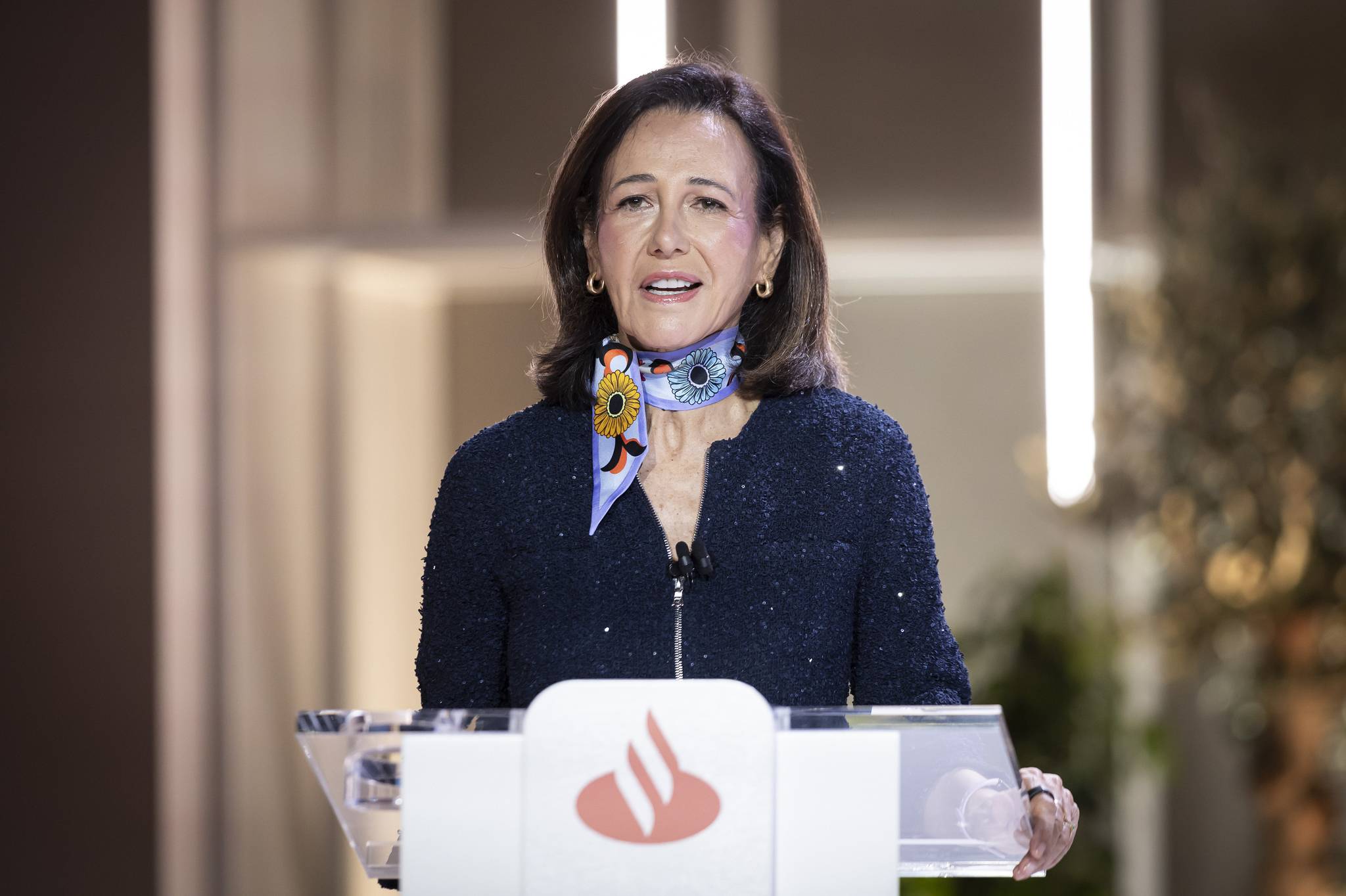 Ana Botín, presidenta de Santander.