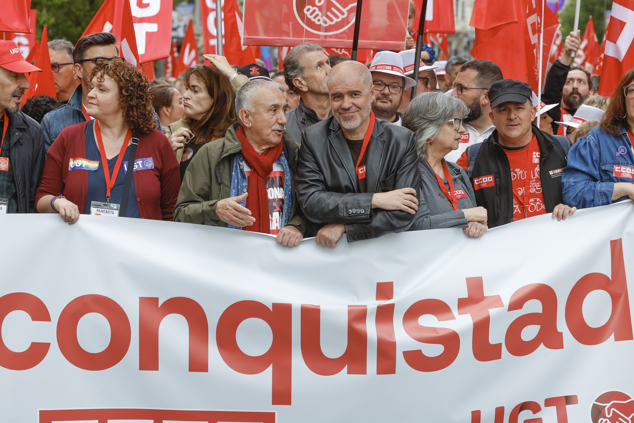 La manifestación del Primero de Mayo reivindica la reducción de la jornada laboral
