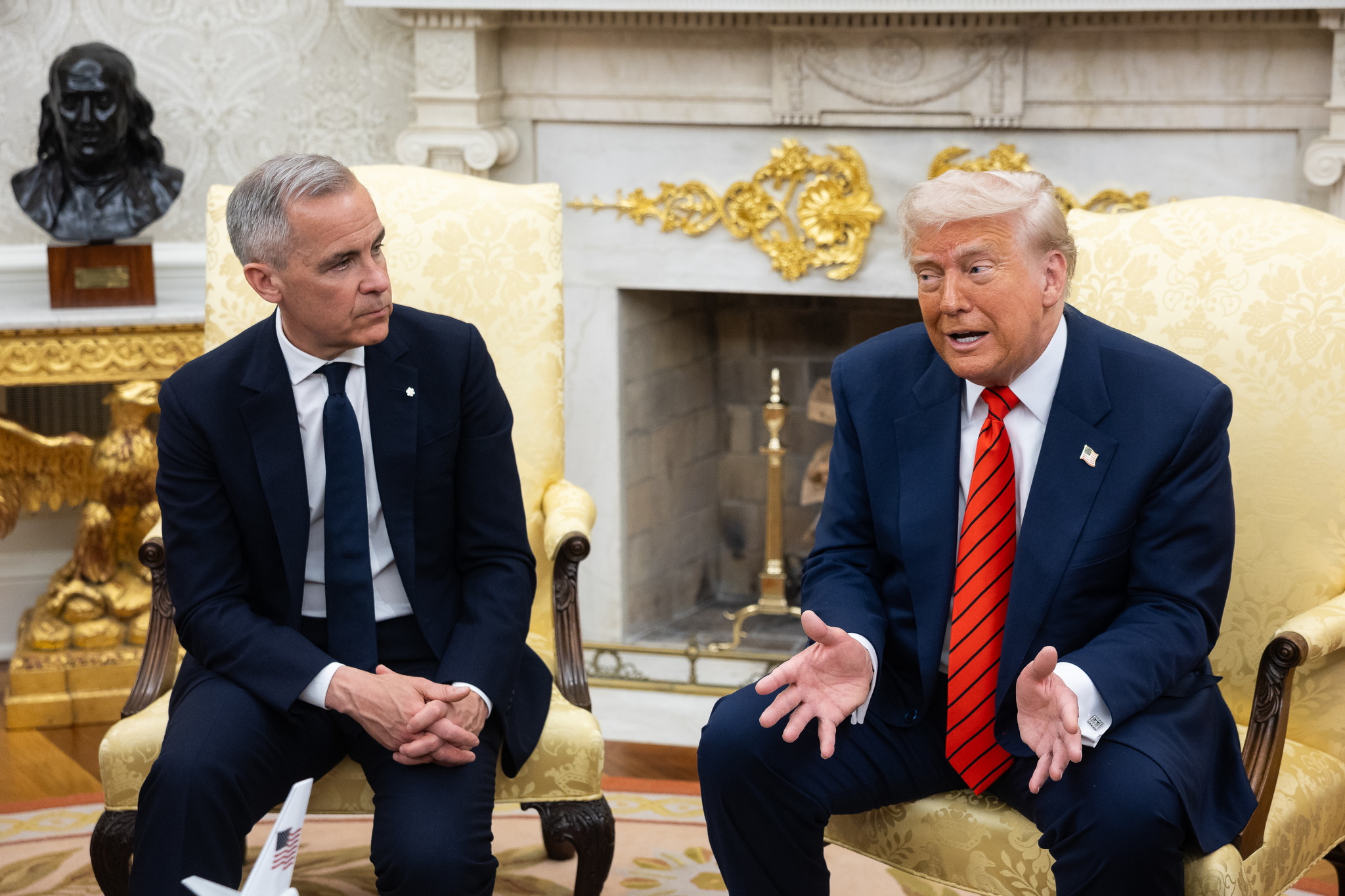 Carney defiende ante Trump que «Canadá no está a la venta»