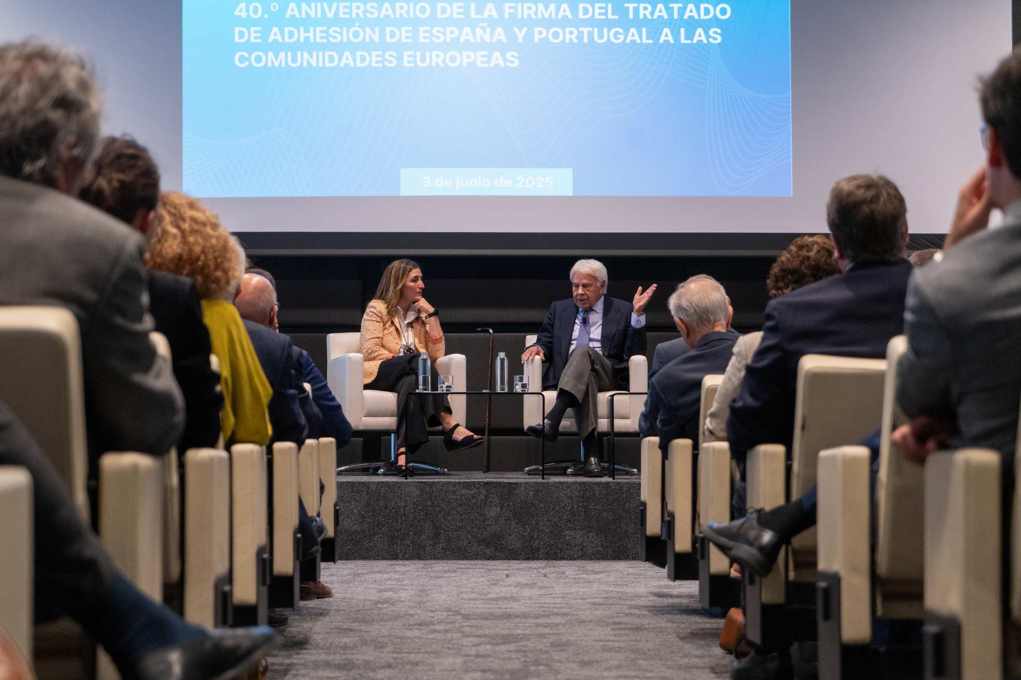 Felipe González rememora la adhesión a la UE como una «tarea de país» en su 40 aniversario