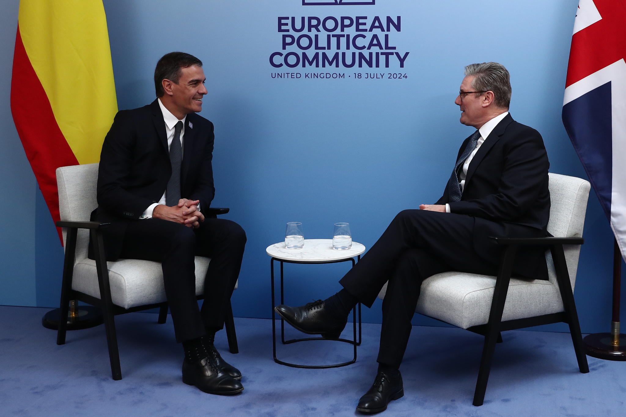 Una decena de ejecutivos del Ibex arropa a Sánchez en su primera reunión bilateral con Starmer