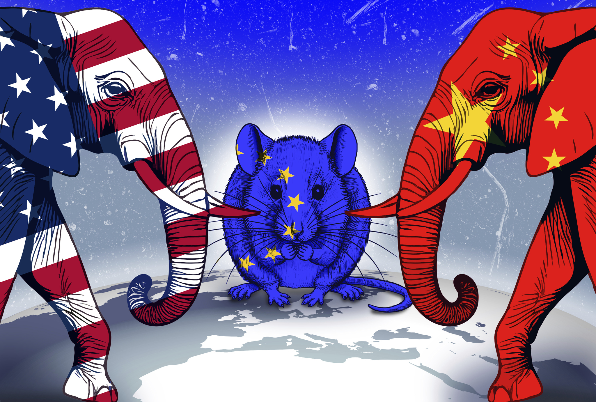 Europa, hierba aplastada entre Estados Unidos y China
