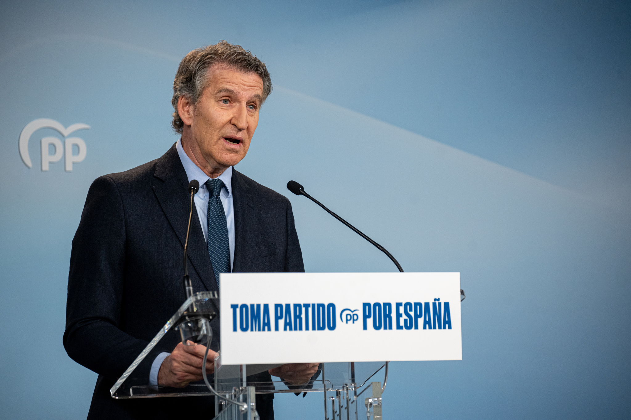 Feijóo convoca una concentración contra el Gobierno este domingo en Madrid