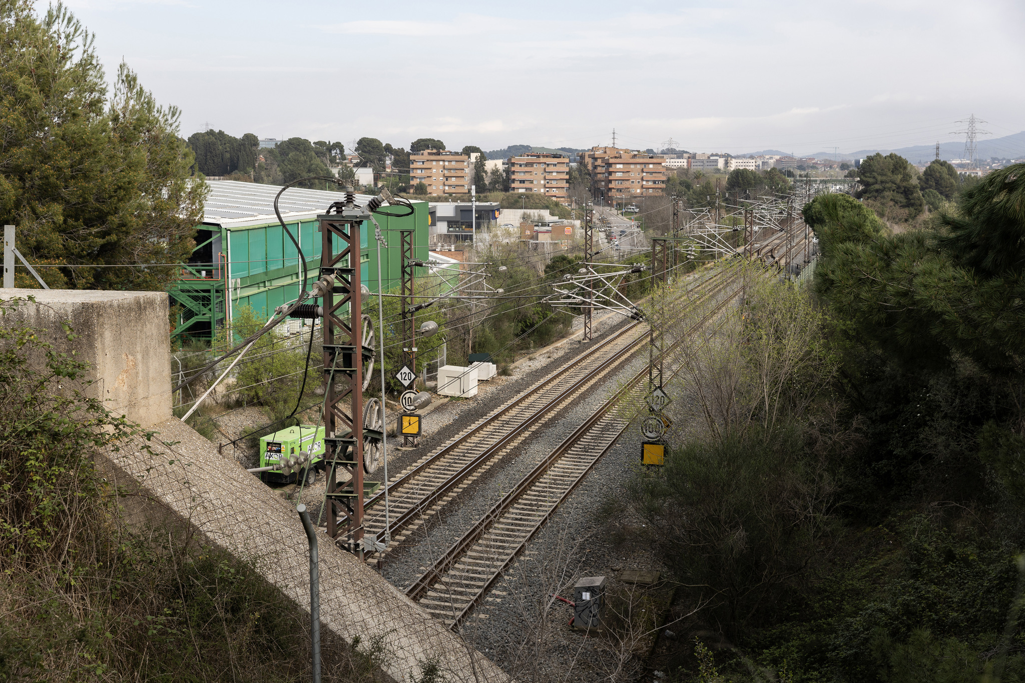 El tráfico de mercancías por ferrocarril hacia el resto de Europa, de nuevo en el aire