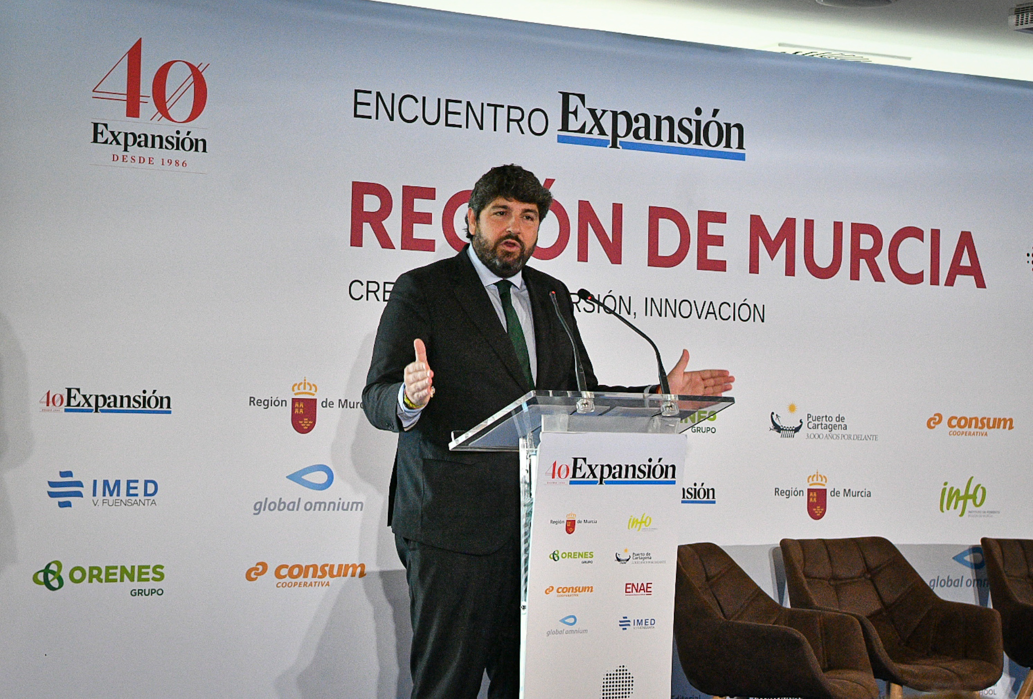 López Miras: "Spanien har inte konsistensen att svara" på grund av regeringens svaghet