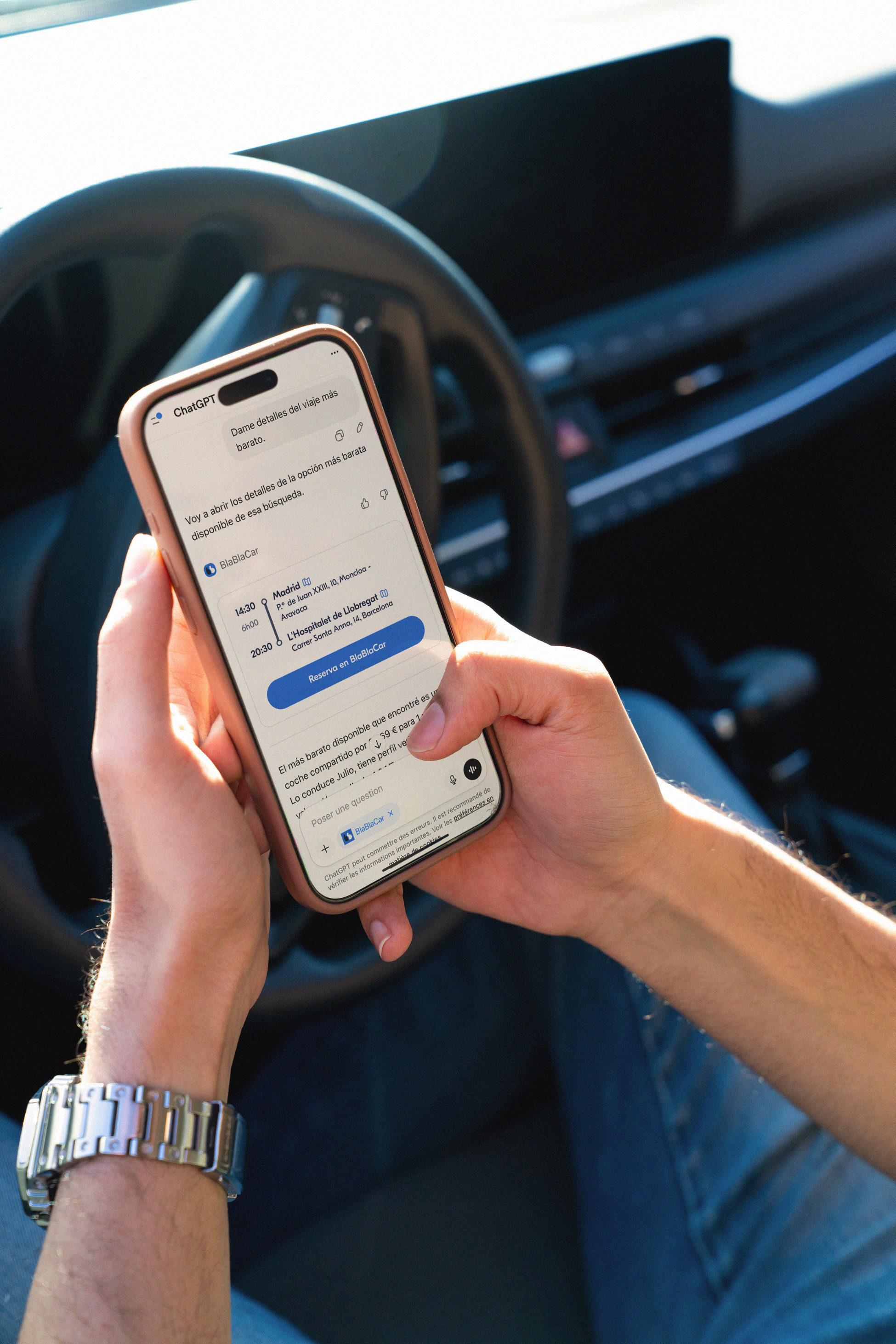 BlaBlaCar se sube a ChatGPT para llegar a nuevos usuarios