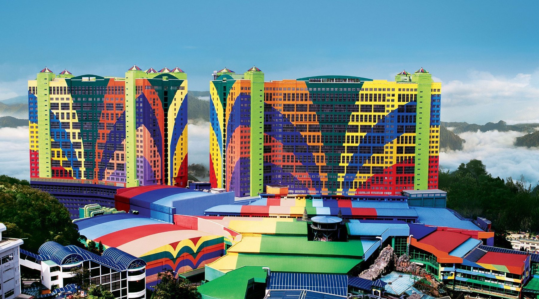 Este es el hotel más grande del mundo con 7.000 habitaciones y dos parques temáticos