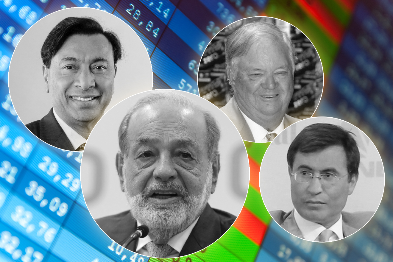 Lakshmi Mittal, Chris Hohn y Carlos Slim  disparan su poder en el parqué español