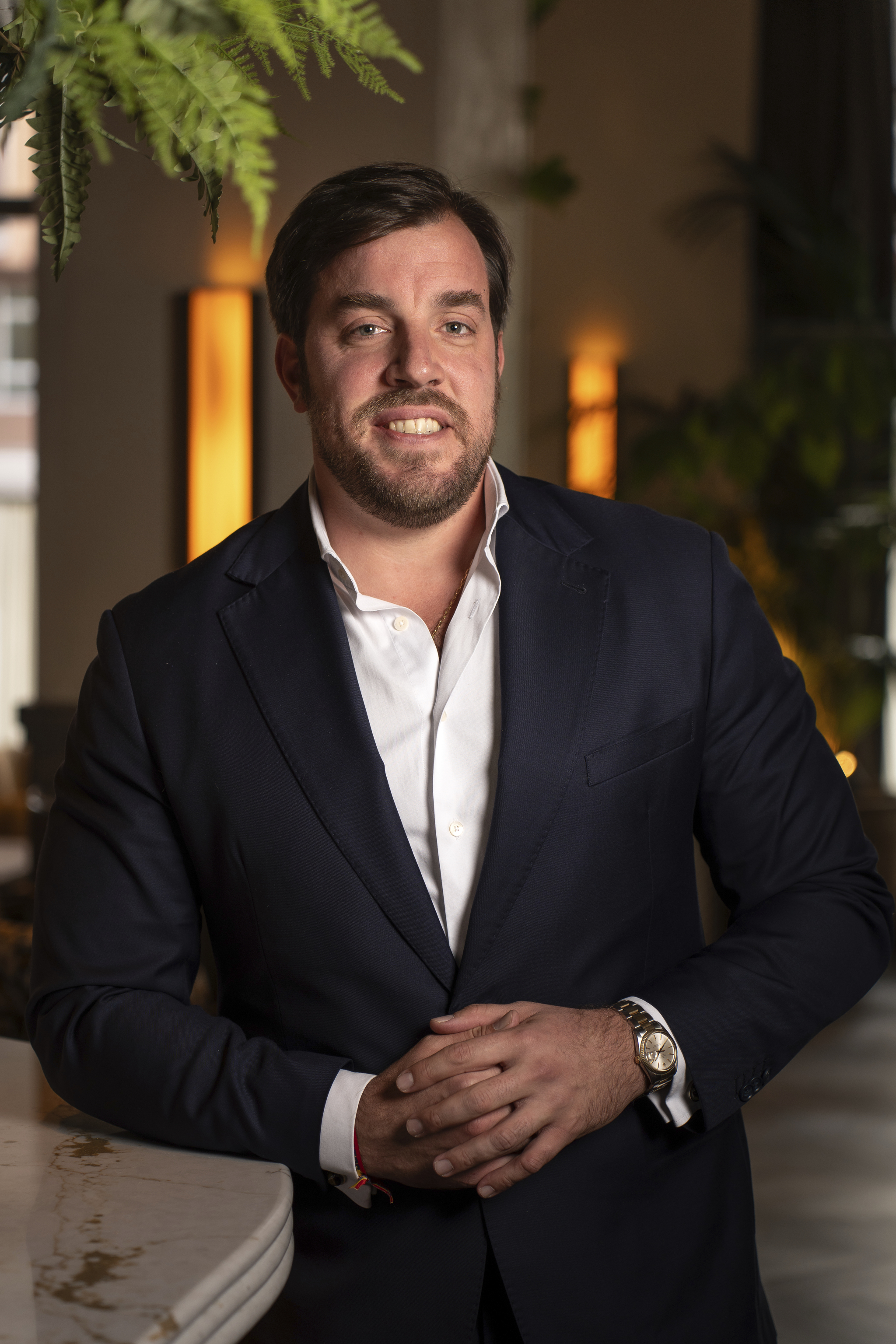 El bisnieto del fundador de El Caserío que ahora gestiona los hoteles...
