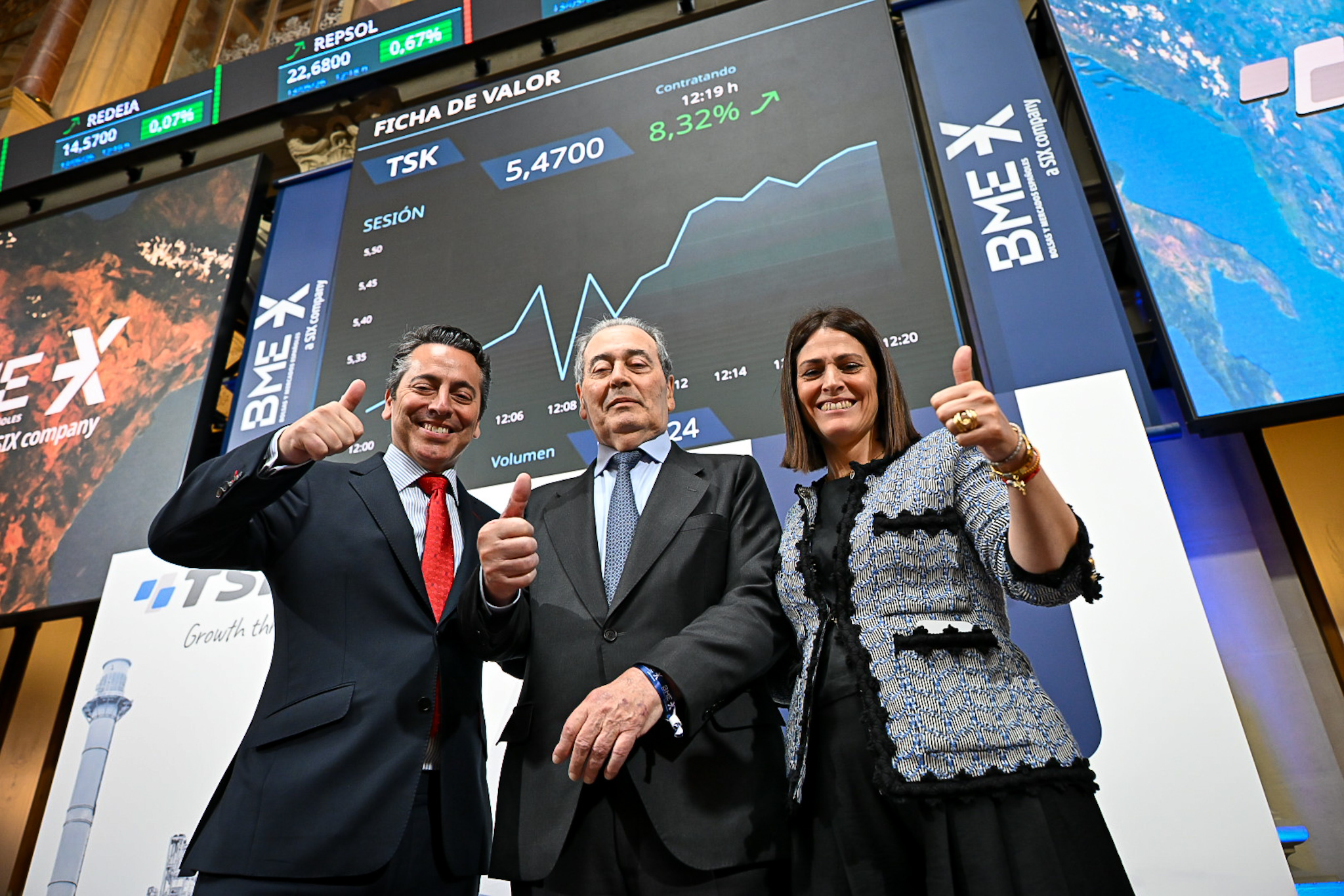 TSK debuterar på börsen med en uppgång på 4,55 %