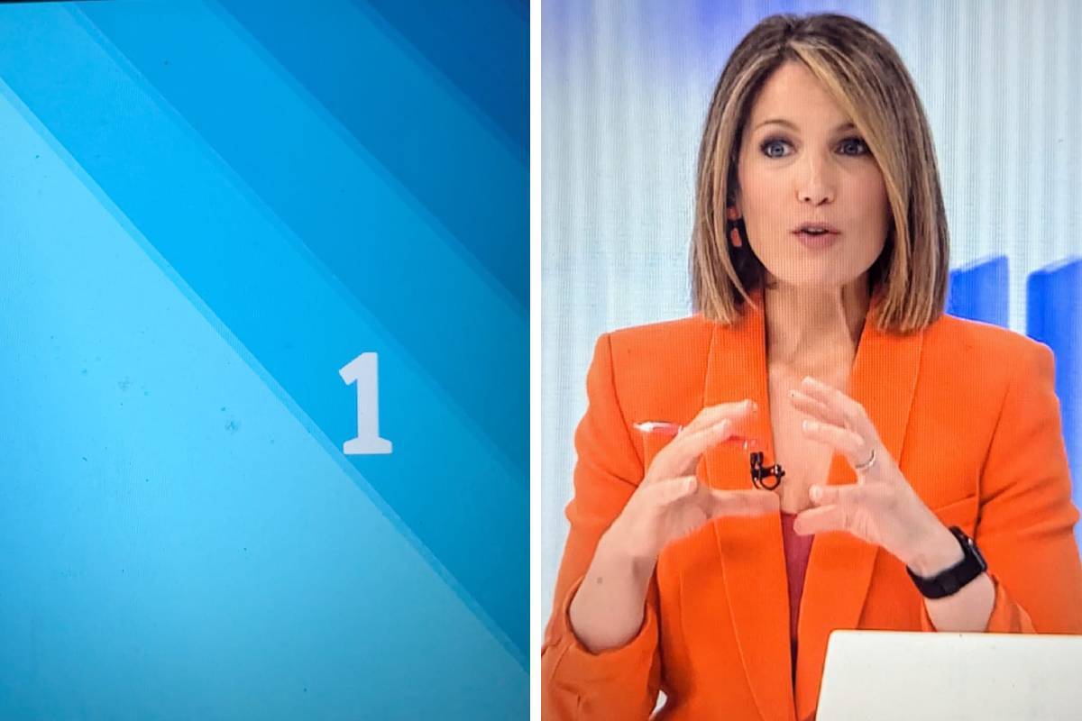 La 1 y el canal 24 Horas de TVE se quedan sin emisión durante 20 minutos por un "corte eléctrico"
