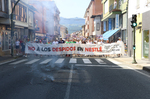 Miles de personas marchan en Cantabria en contra del ERE en Nestlé