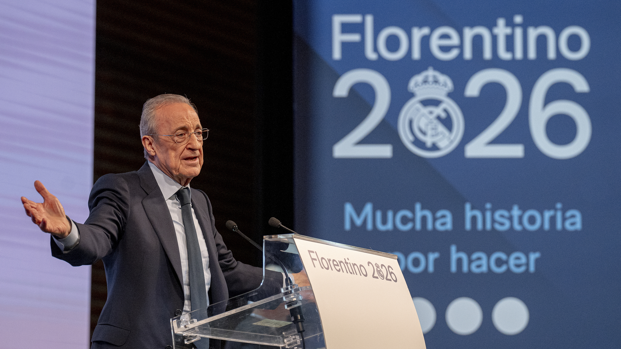Florentino Pérez: "Mi empresa vale mucho más que el Real Madrid, la de Riquelme no sé lo que vale"