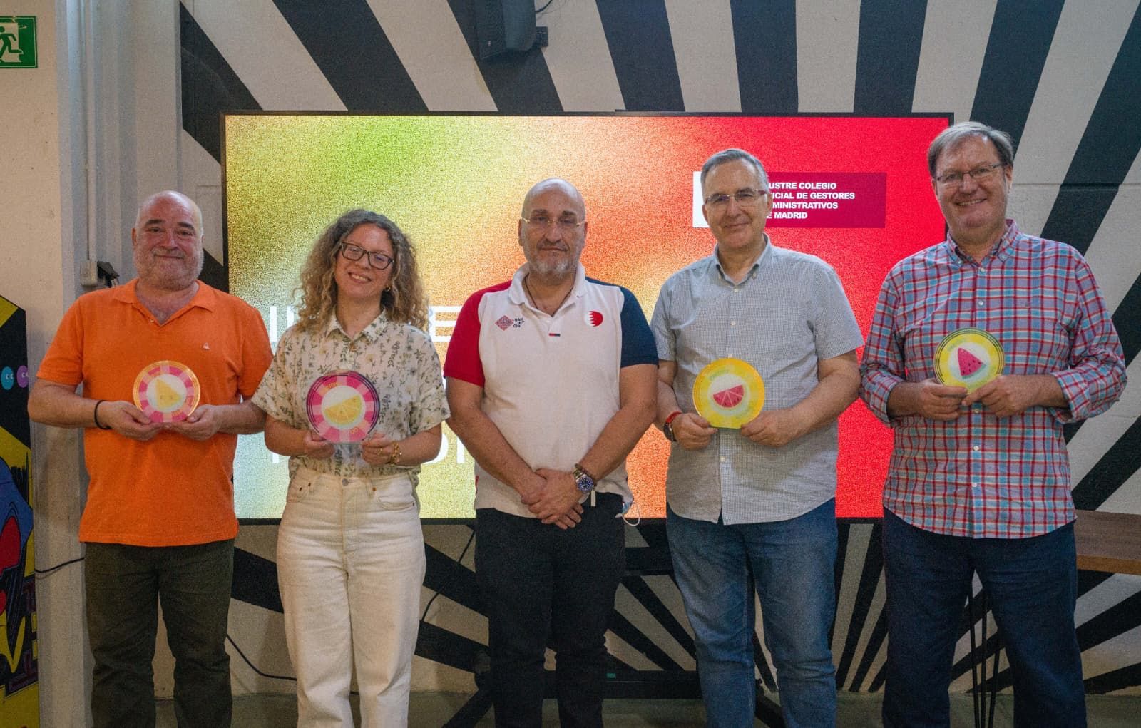 Carlos Berbell y Beatriz García, galardonados con los Premios Sandía y Melón 2026 de los Gestores Administrativos de Madrid
