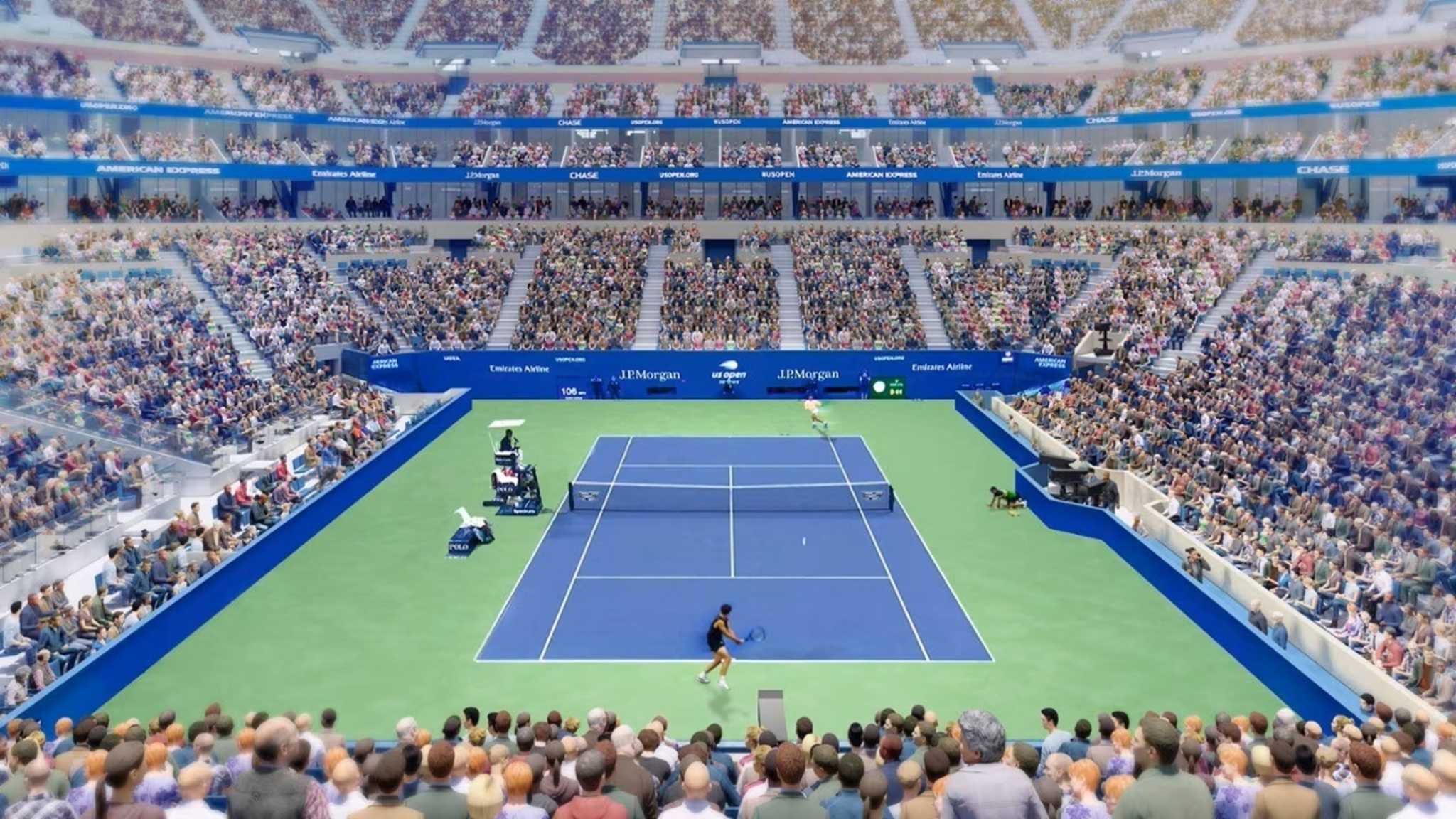 El US Open sube los precios tras su reforma de 800 millones La Asociación de Tenis de Estados Unidos (USTA, por sus siglas en inglés) está a un año de completar una ambiciosa renovación de 800 millones de dólares del Estadio Arthur Ashe, sede de los partidos más importantes del US Open, aprovechando el interés de los aficionados por experiencias exclusivas. Leer