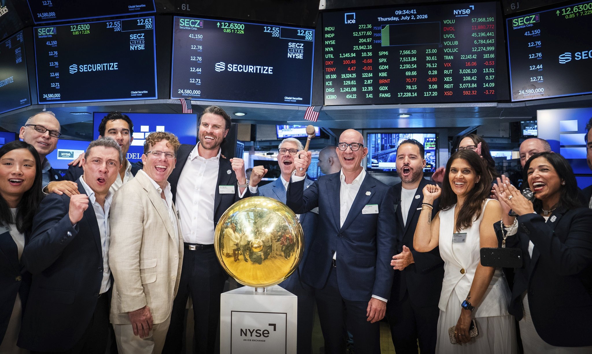 Securitize, el unicornio español en Wall Street, se desploma un 30% desde su debut