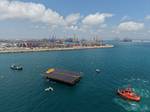 El Puerto de Valencia instala la primera plataforma solar marina de España