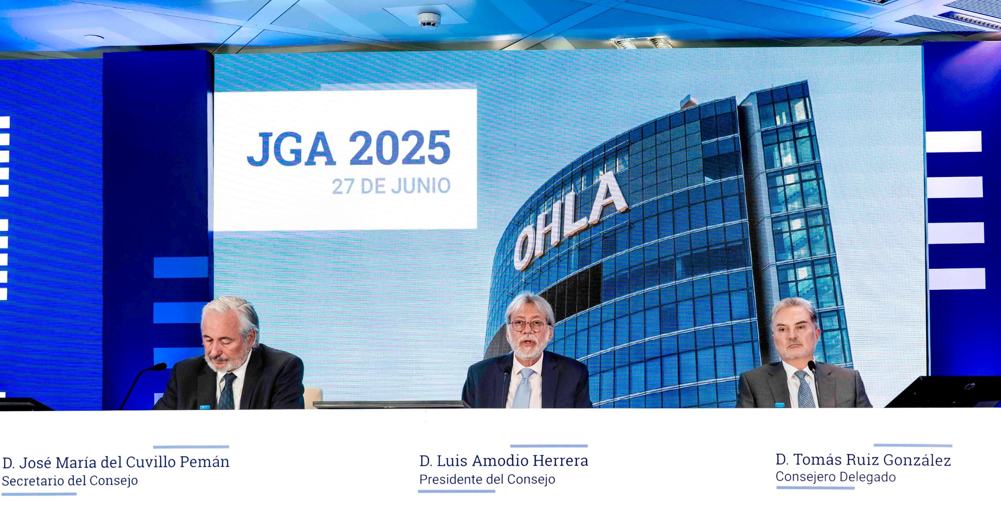 Los Amodio elevan su participación en OHLA al 28,8%