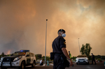 Los incendios de Madrid han avanzado poco esta noche y han bajado mucho la intensidad