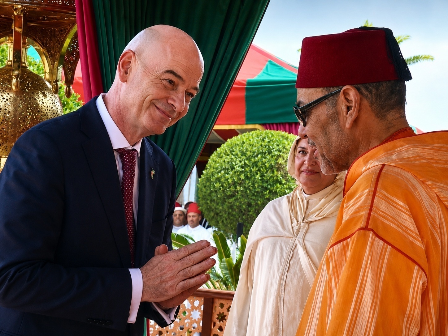 Infantino recupera el apoyo de África en plena batalla entre España y Marruecos por la final del Mundial