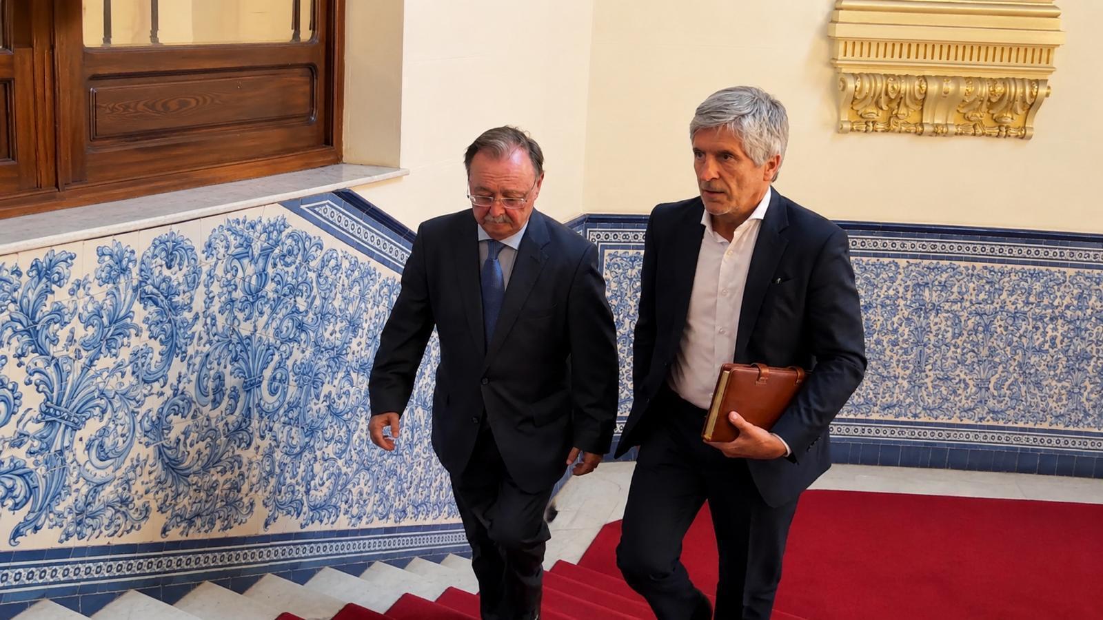 Marlaska refuerza la seguridad en Ceuta: aún hay 5.000 ilegales