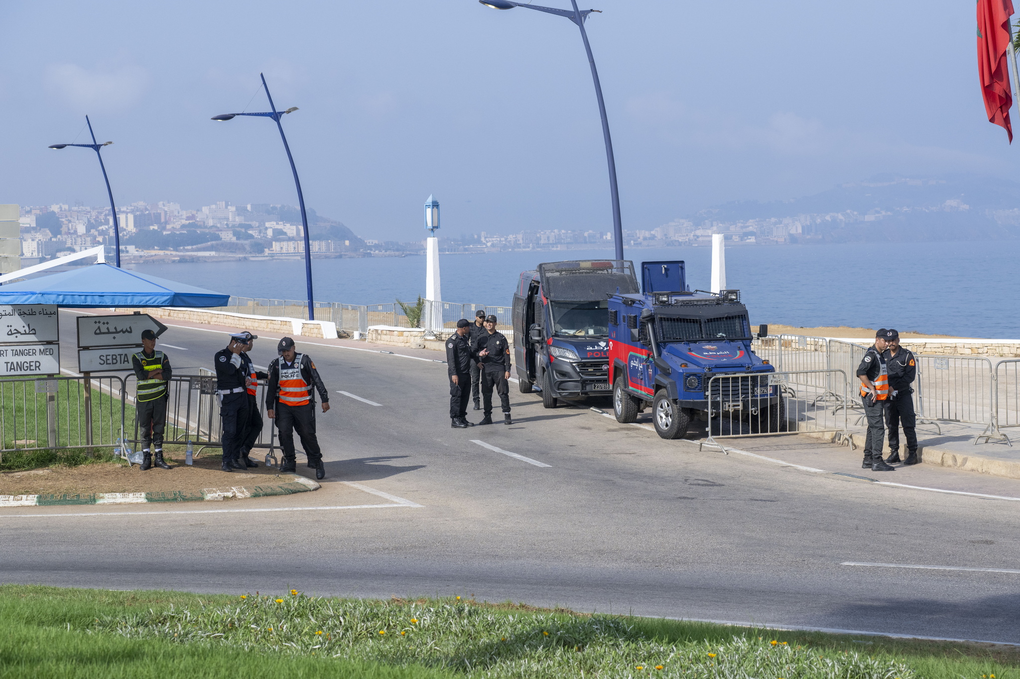Normalidad en la frontera de Ceuta esta madrugada, pese a la alerta por entrada masiva