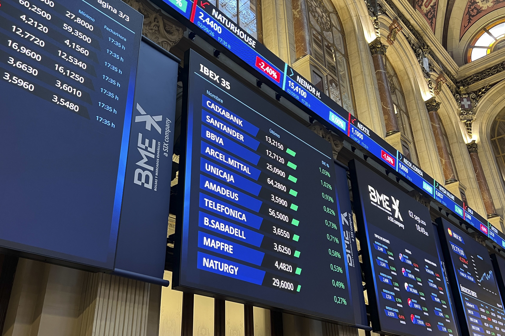 El Ibex se atasca tras tres días de caídas