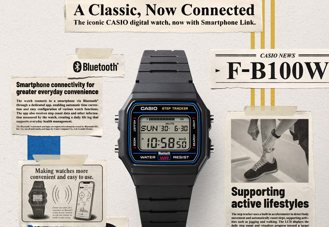 Casio revive su icónico reloj digital y lo transforma en un smartwatch perfecto para el día a día