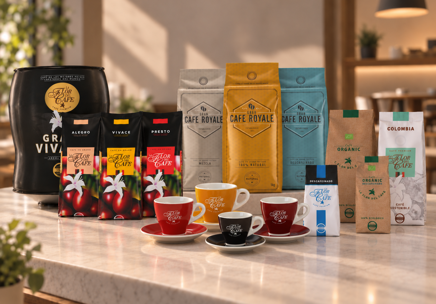 Mahou acelera en café con las compras de La Flor del Café y Gran Café Royale