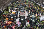 El campo presiona al Gobierno con protestas en toda España por el alza de los combustibles