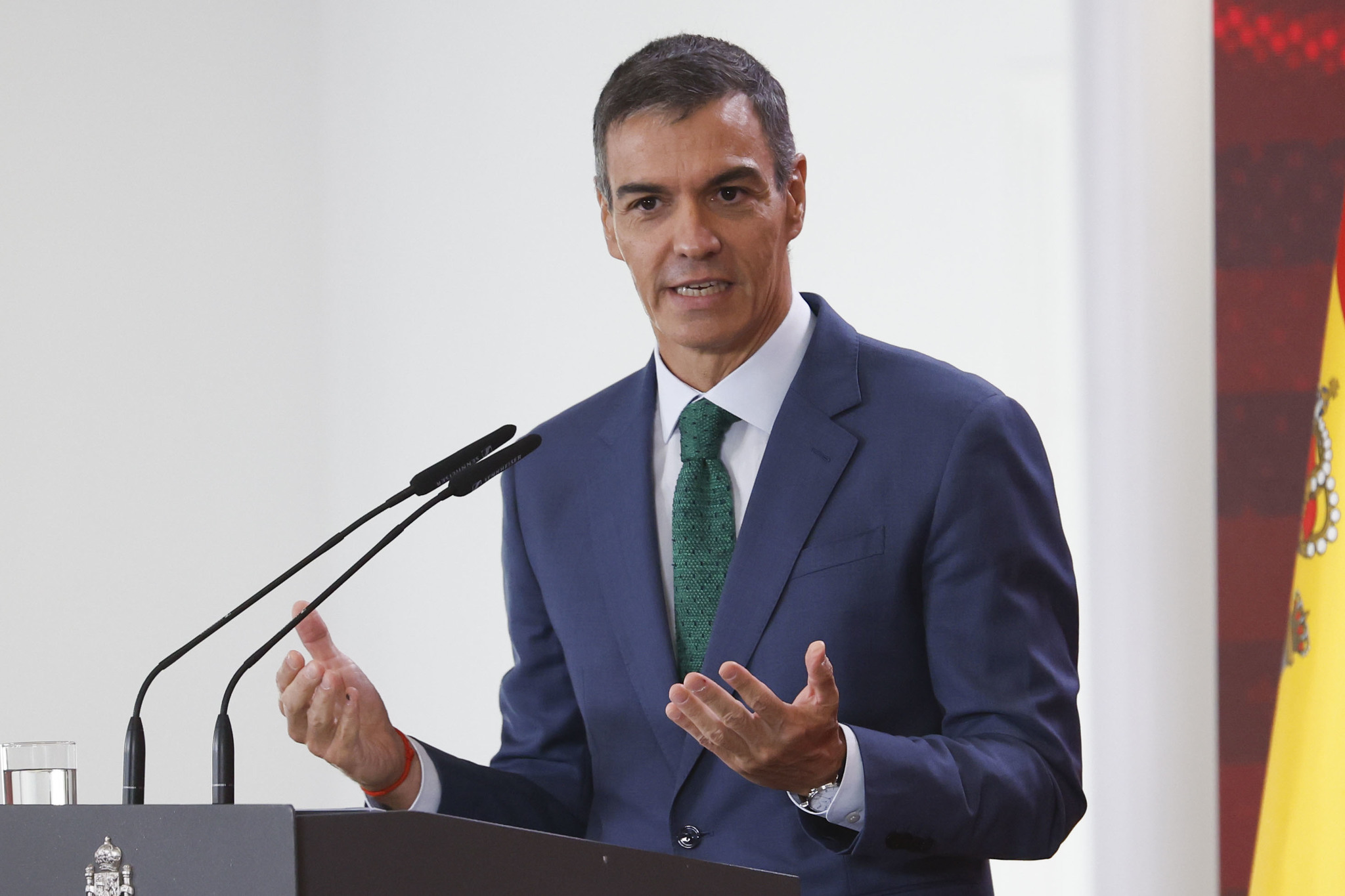 Sánchez: "La economía española no se entiende sin EEUU, el vínculo es más sólido que el acero que sostiene el puente de Brooklyn"