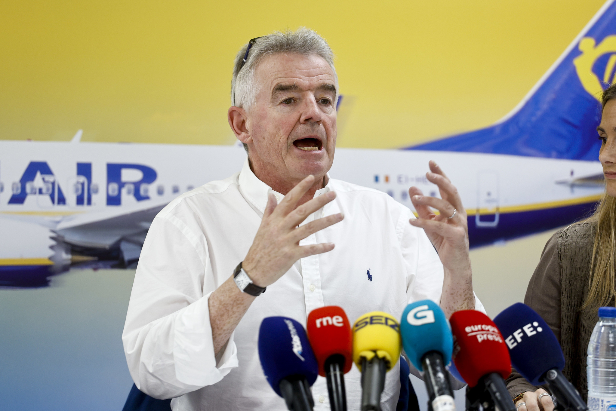 O'Leary (Ryanair): "Aena nos incentiva a crecer solo en grandes aeropuertos"