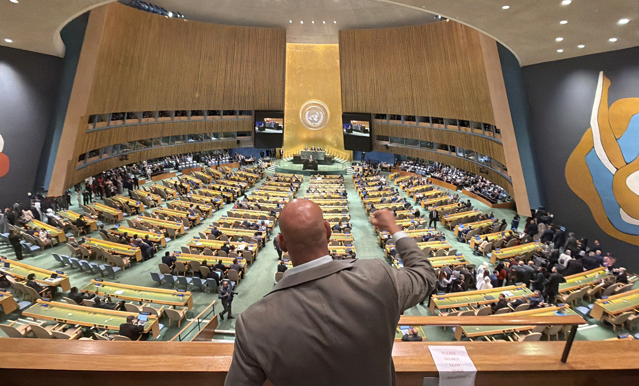 Plantan a Netanyahu durante su discurso en la Asamblea General de la ONU