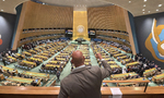 Plantan a Netanyahu durante su discurso en la Asamblea General de la ONU