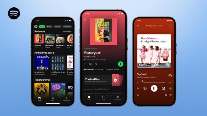 Spotify lanza audiolibros en España