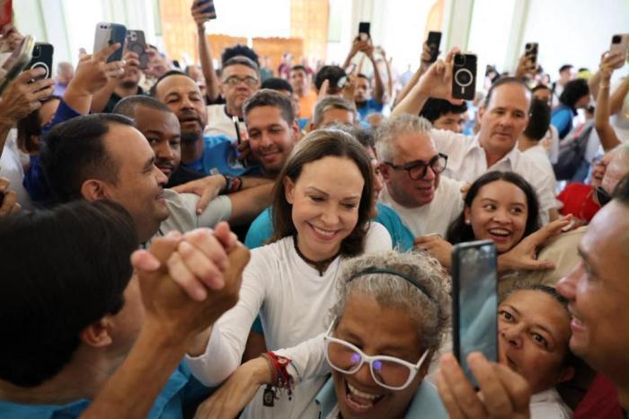 La líder opositora María Corina Machado regresa a Venezuela