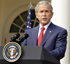 El presidente de EEUU, George Bush