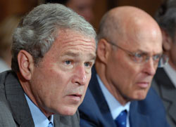 Bush y Paulson defienden el plan de rescate
