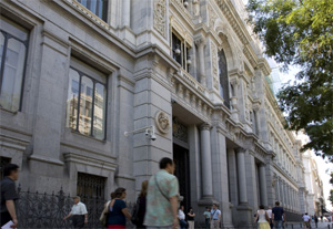 Fachada del Banco de Espaa en Madrid