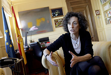 La ministra Mercedes Cabrera, en marzo de 2008. Quico Garca