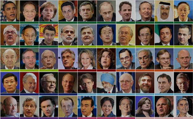 Los 50 personajes clave para combatir la recesin, segn 'Financial Times'
