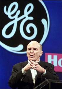 Jack Welch fue presidente de General Electric entre 1981 y 2001. Foto de archivo de Reuters 
