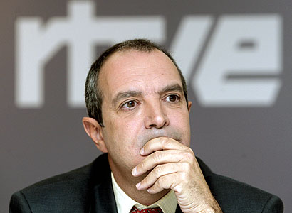 El presidente de la Corporacin RTVE, Luis Fernndez. EFE/Emilio Naranjo.