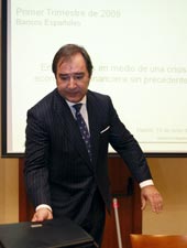 El secretario general de la AEB, Pedro Pablo Villasante, momentos antes de la rueda de prensa | Foto Efe