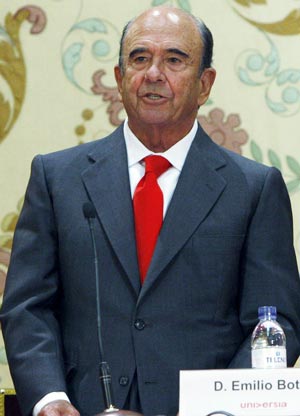 Emilio Botn, presidente del Grupo Santander