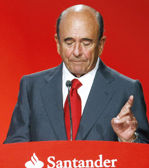 Emilio Botn, presidente de Banco Santander