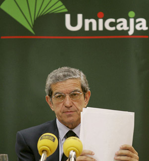 Braulio Medel, presidente de Unicaja, en una imagen de archivo | Foto Efe