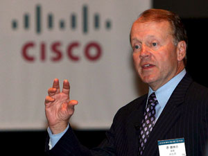 El presidente de Cisco Systems, John Chambers | Foto Efe