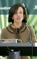 Ana Patricia Botn, presidenta de Banesto