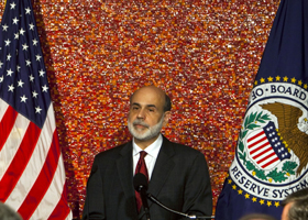 Ben Bernanke, presidente de la Fed